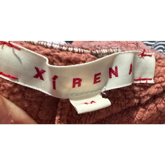 Xírena Cozy Fleece Sweatpants Pink Clay Color in Medium Made in USA - Picture 3 of 5